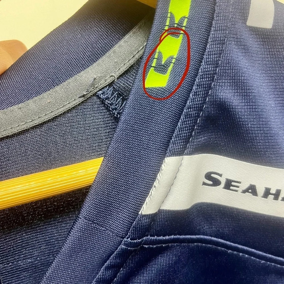 Nike On Field NFL Jersey Seattle Seahawks Russell Wilson - Size XL - Picture 5 of 9